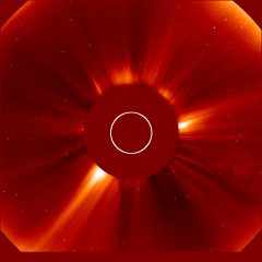 Image of solar wind