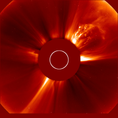 Image of solar wind