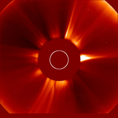 Image of solar wind