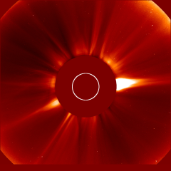 Image of solar wind