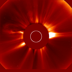 Image of solar wind