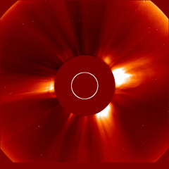 Image of solar wind