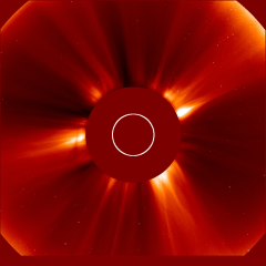 Image of solar wind