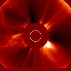 Image of solar wind