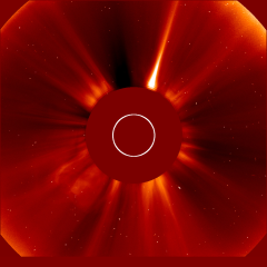 Image of solar wind