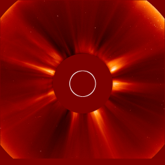 Image of solar wind