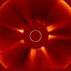 Image of solar wind