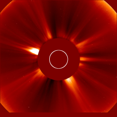 Image of solar wind