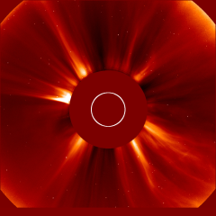 Image of solar wind