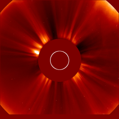 Image of solar wind