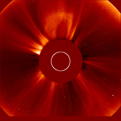 Image of solar wind