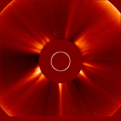 Image of solar wind