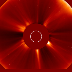 Image of solar wind