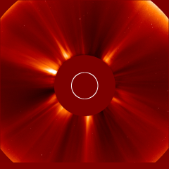 Image of solar wind