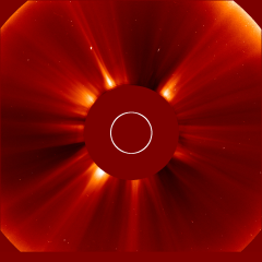 Image of solar wind