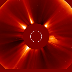 Image of solar wind