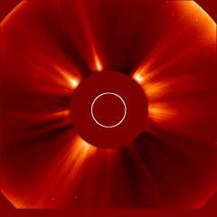 Image of solar wind