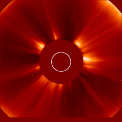 Image of solar wind