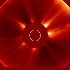 Image of solar wind