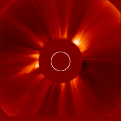 Image of solar wind