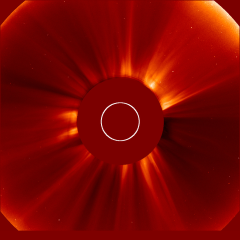 Image of solar wind