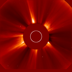 Image of solar wind