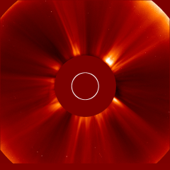 Image of solar wind