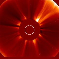 Image of solar wind