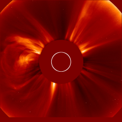 Image of solar wind