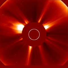 Image of solar wind