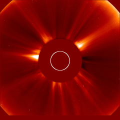 Image of solar wind