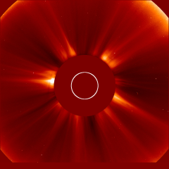 Image of solar wind