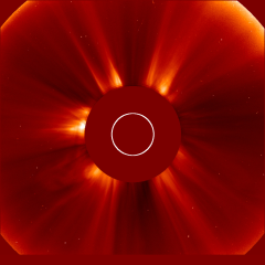 Image of solar wind