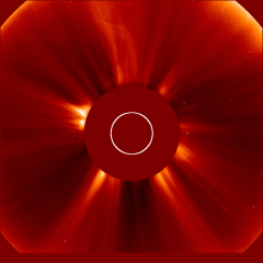 Image of solar wind