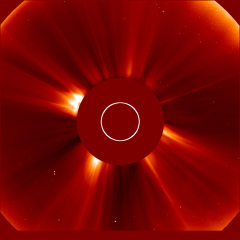 Image of solar wind