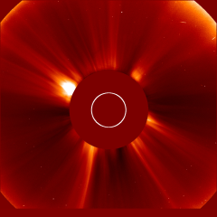 Image of solar wind