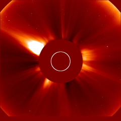 Image of solar wind