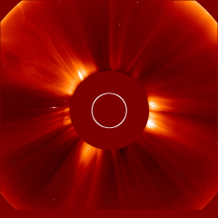 Image of solar wind