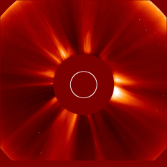 Image of solar wind