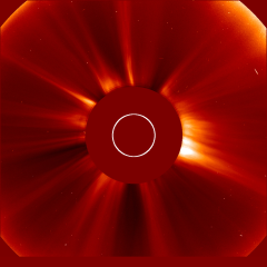 Image of solar wind