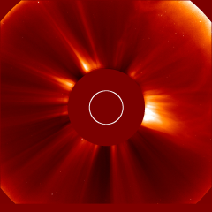 Image of solar wind