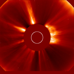 Image of solar wind