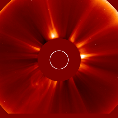 Image of solar wind