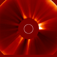 Image of solar wind