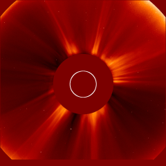 Image of solar wind