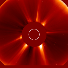 Image of solar wind