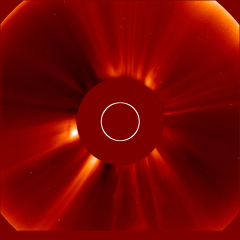 Image of solar wind