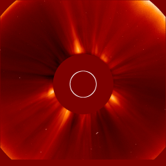 Image of solar wind