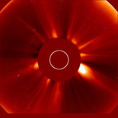 Image of solar wind