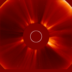 Image of solar wind